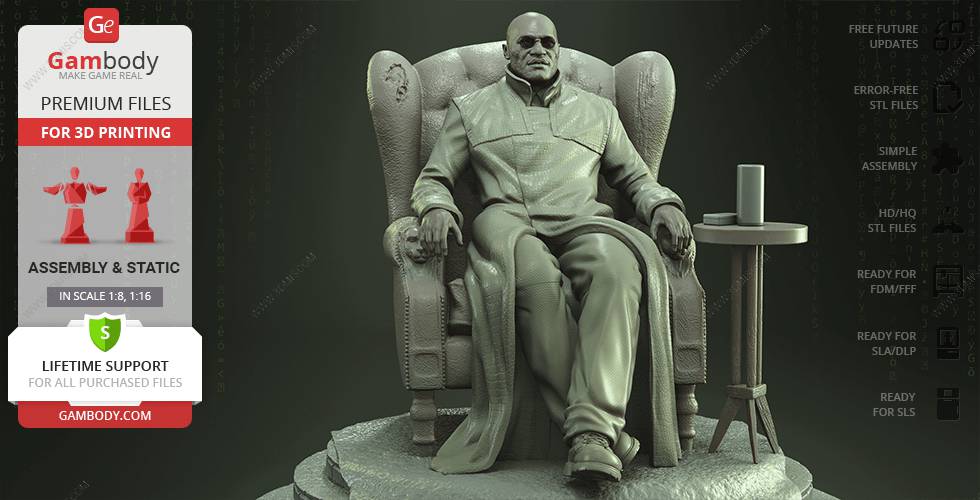 P站图纸印象馆 Gambody 黑客帝国 莫菲斯 Gambody 黑客帝国 莫菲斯