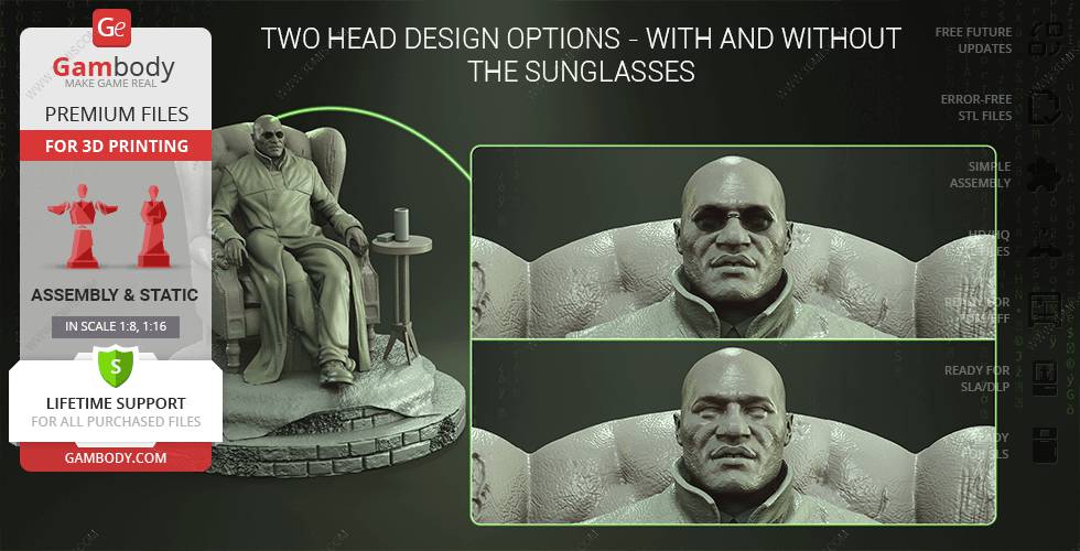 P站图纸印象馆 Gambody 黑客帝国 莫菲斯 Gambody 黑客帝国 莫菲斯