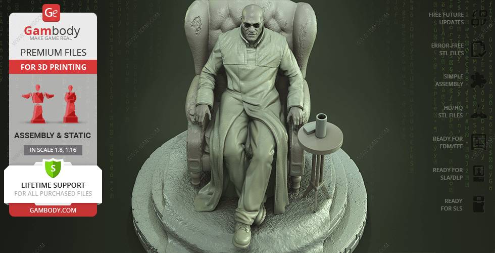 P站图纸印象馆 Gambody 黑客帝国 莫菲斯 Gambody 黑客帝国 莫菲斯