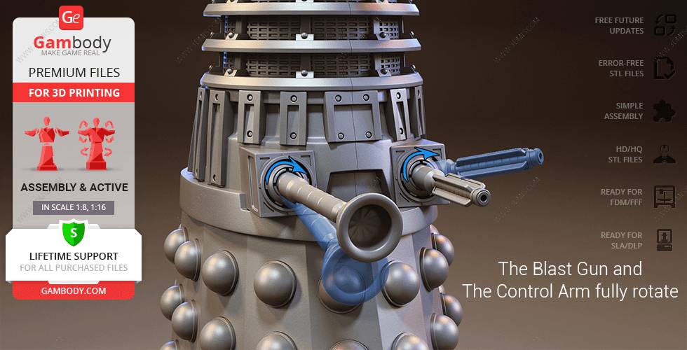 P站图纸印象馆 Gambody 神秘博士 戴立克 Gambody 神秘博士 戴立克