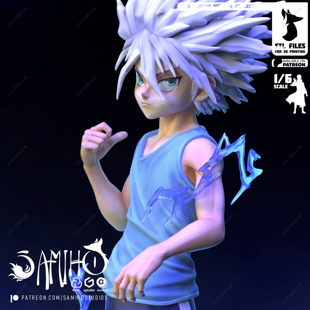 P站图纸印象馆 Samiho 全职猎人 奇犽·揍敌客 Samiho 全职猎人 奇犽·揍敌客