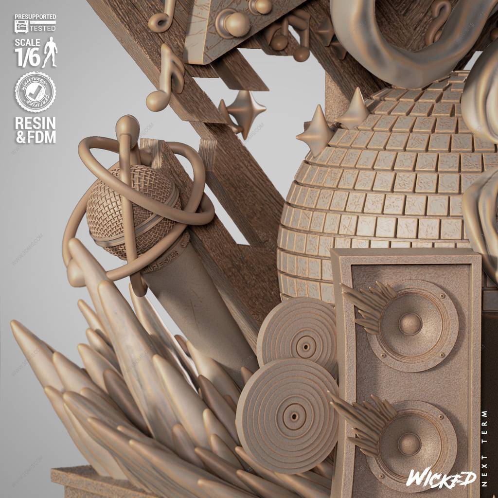 P站图纸印象馆 3DWicked 漫威 炫音 3DWicked 漫威 炫音