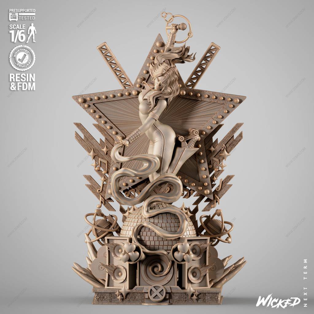 P站图纸印象馆 3DWicked 漫威 炫音 3DWicked 漫威 炫音