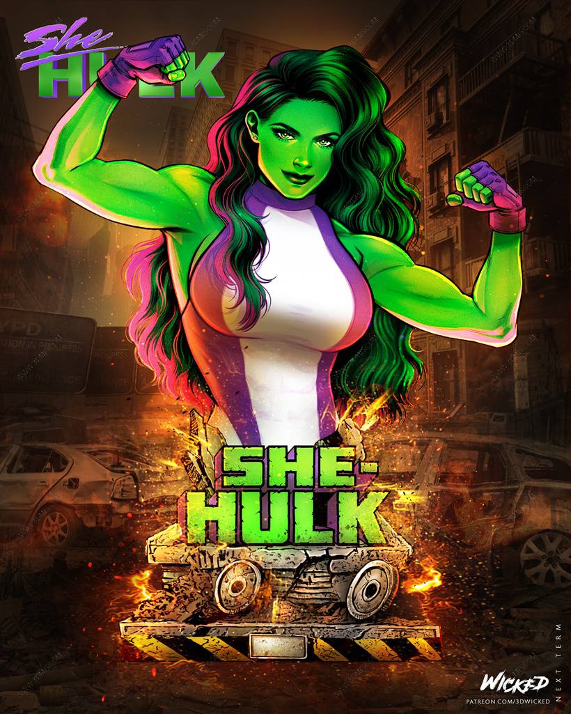 P站图纸印象馆 3DWicked 漫威 路易斯·格兰特 3DWicked 漫威 路易斯·格兰特