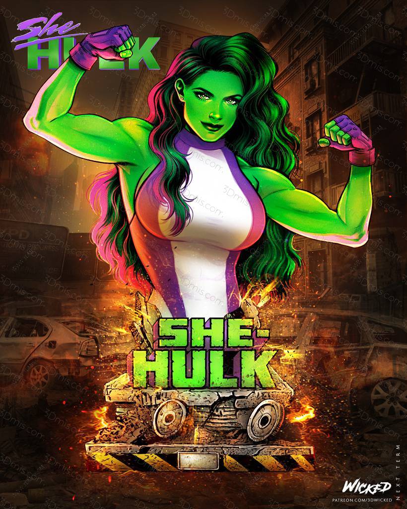 P站图纸印象馆 3DWicked 漫威 路易斯·格兰特 3DWicked 漫威 路易斯·格兰特