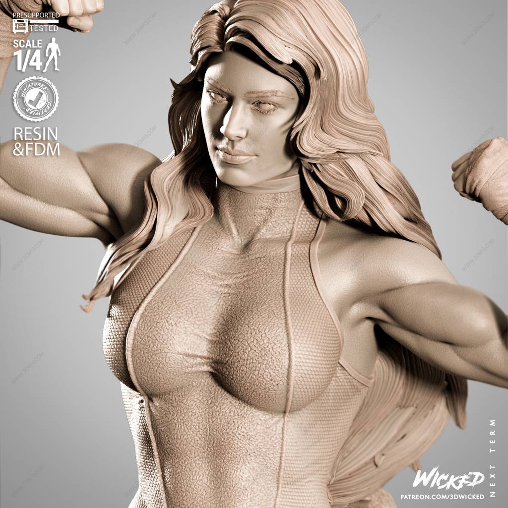 P站图纸印象馆 3DWicked 漫威 路易斯·格兰特 3DWicked 漫威 路易斯·格兰特