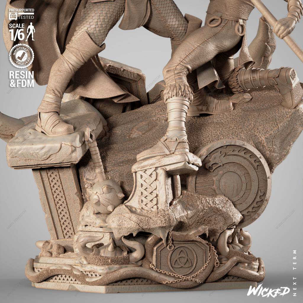 P站图纸印象馆 3DWicked 漫威 托尔与洛基 3DWicked 漫威 托尔与洛基