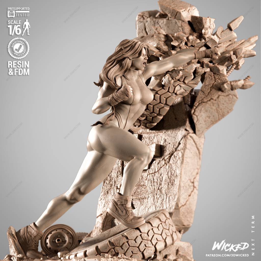 P站图纸印象馆 3DWicked 漫威 路易斯·格兰特 3DWicked 漫威 路易斯·格兰特