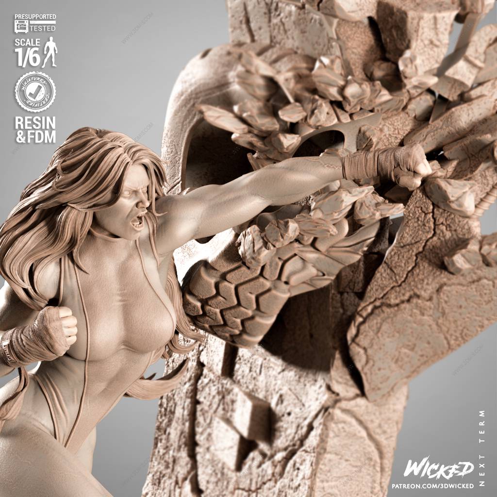 P站图纸印象馆 3DWicked 漫威 路易斯·格兰特 3DWicked 漫威 路易斯·格兰特