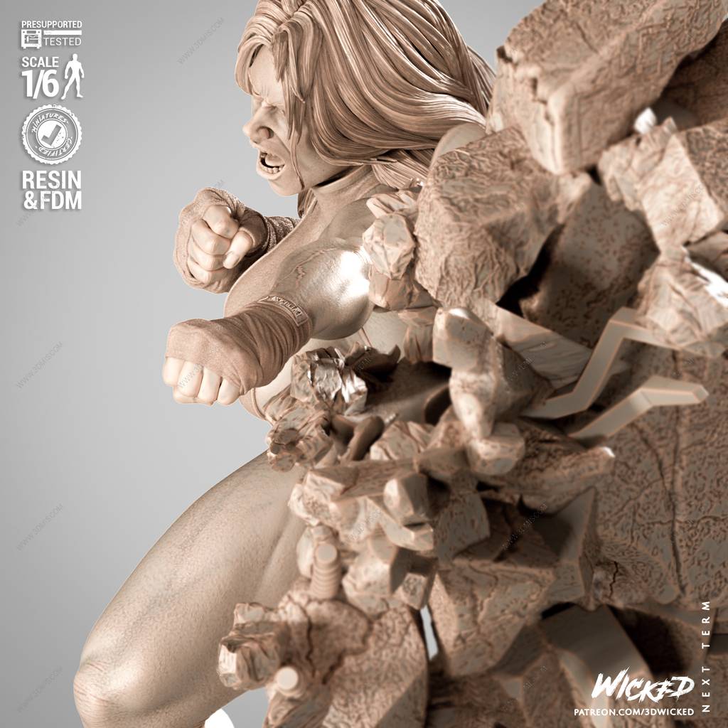 P站图纸印象馆 3DWicked 漫威 路易斯·格兰特 3DWicked 漫威 路易斯·格兰特