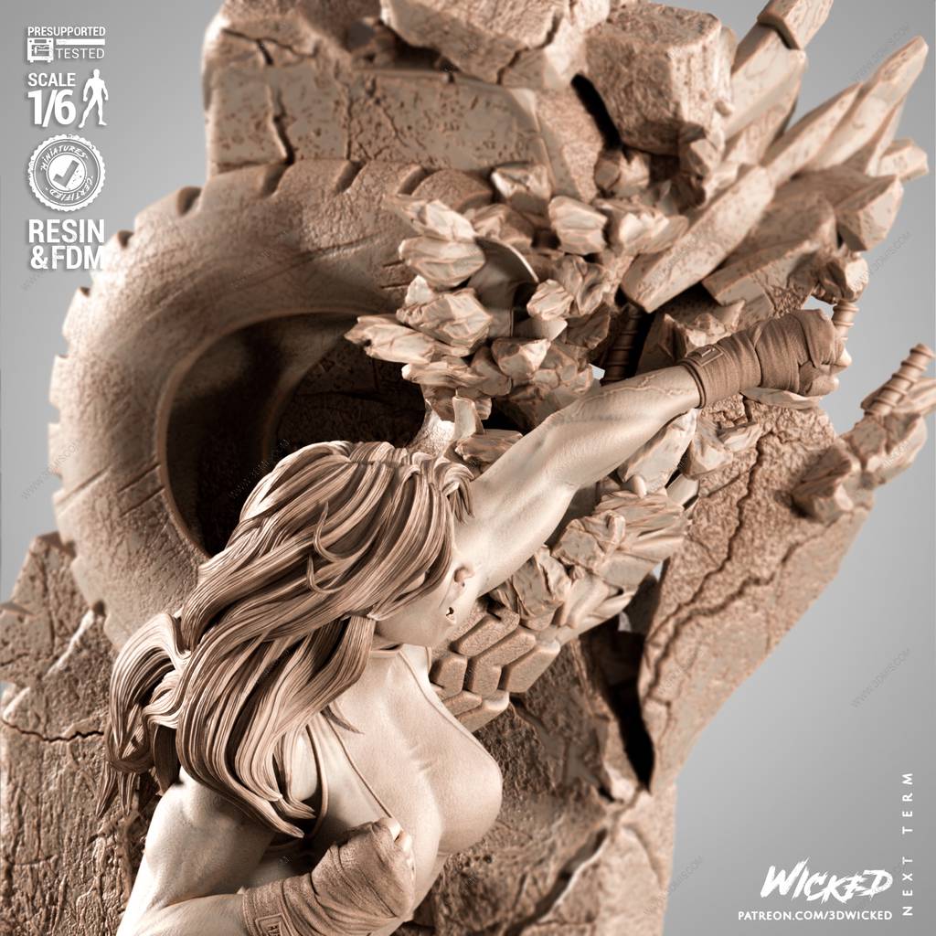 P站图纸印象馆 3DWicked 漫威 路易斯·格兰特 3DWicked 漫威 路易斯·格兰特