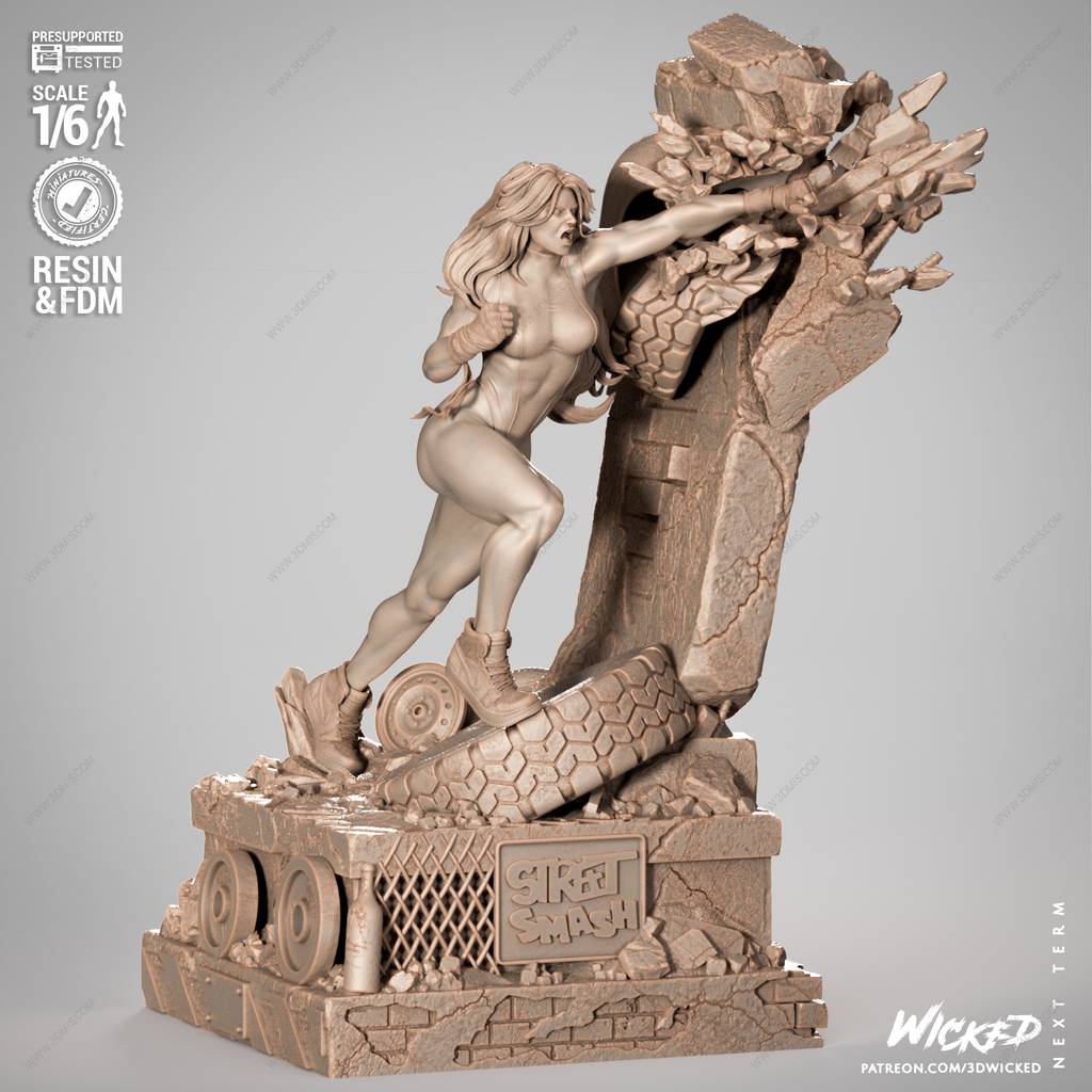 P站图纸印象馆 3DWicked 漫威 路易斯·格兰特 3DWicked 漫威 路易斯·格兰特