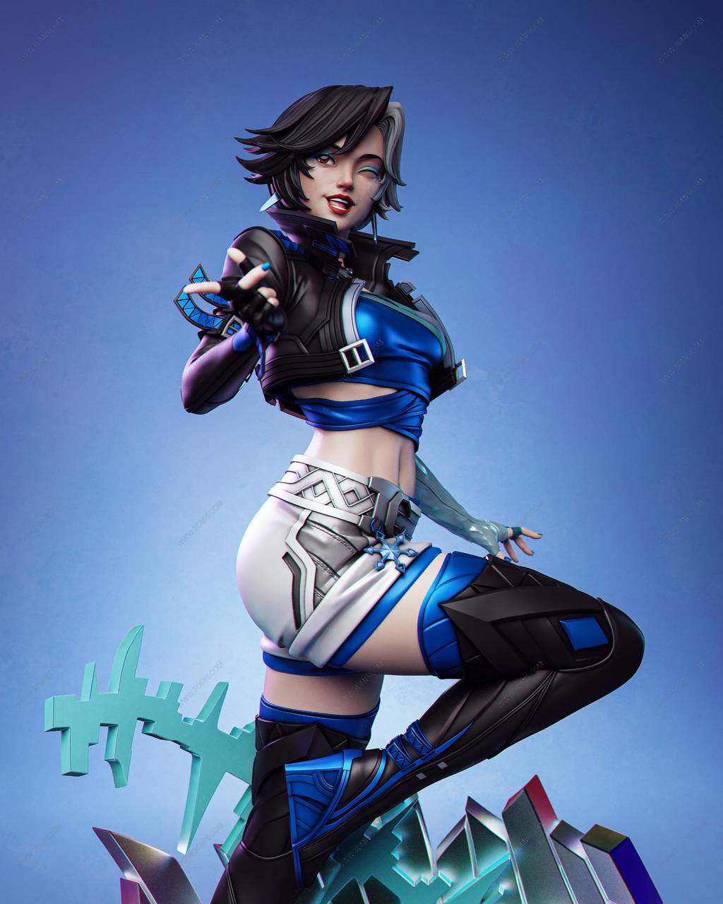 P站图纸印象馆 CA3D 漫威 冰月花雪 CA3D 漫威 冰月花雪