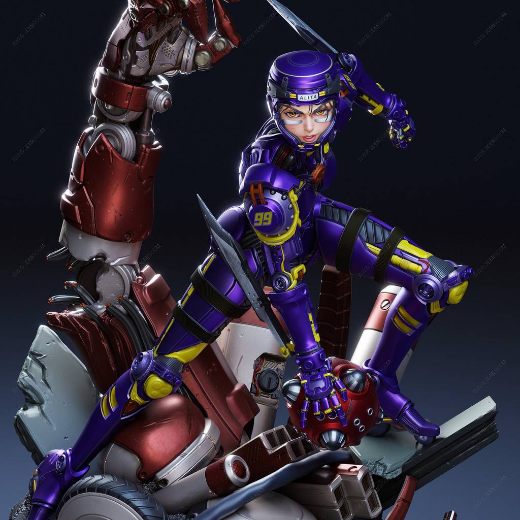 P站图纸印象馆 CA3D 战斗天使 阿丽塔 CA3D 战斗天使 阿丽塔