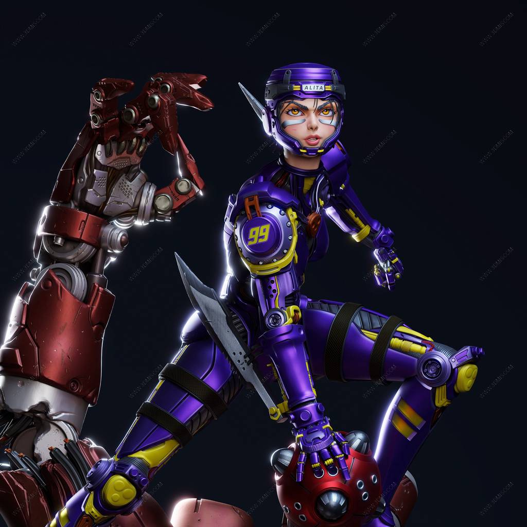 P站图纸印象馆 CA3D 战斗天使 阿丽塔 CA3D 战斗天使 阿丽塔