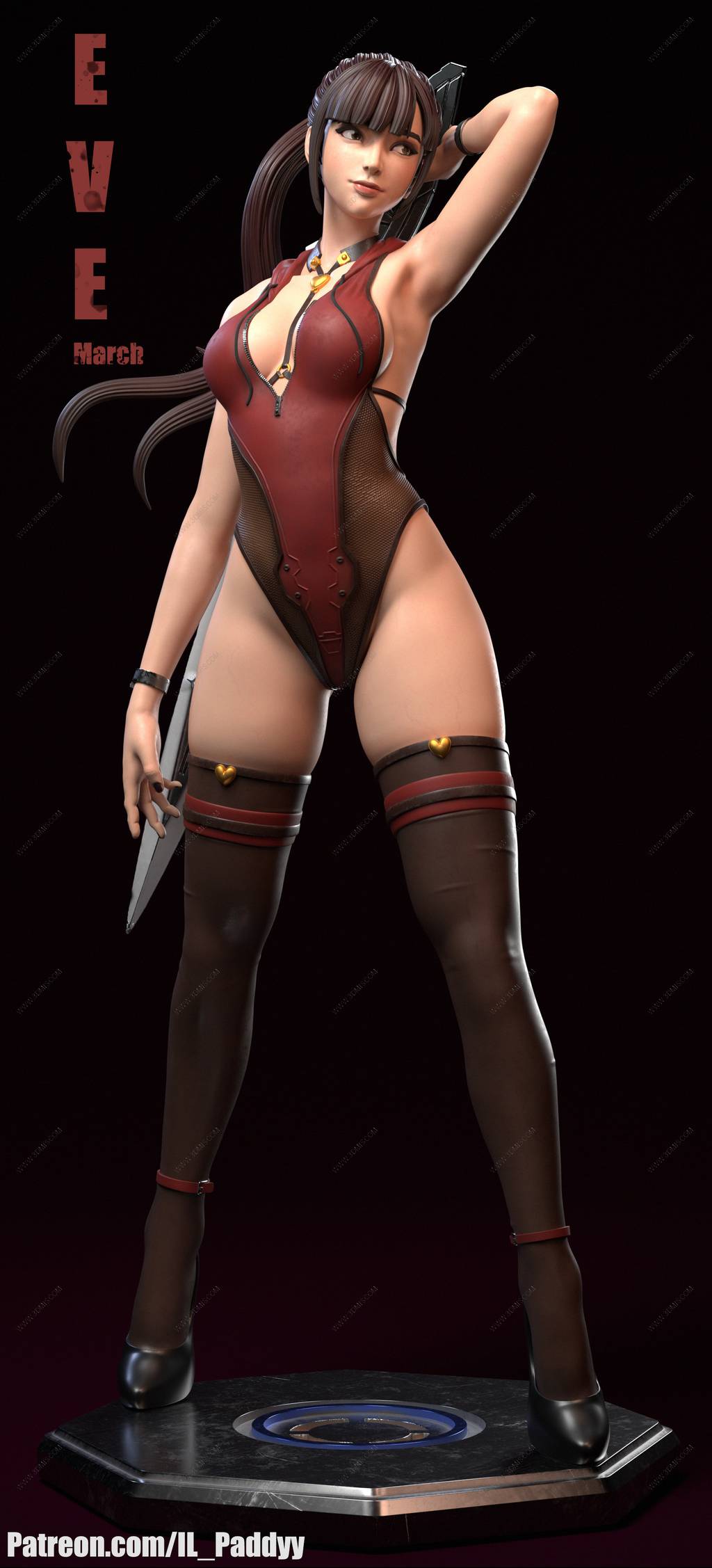 P站图纸印象馆 Il_Paddyy 剑星 伊芙 Il_Paddyy 剑星 伊芙