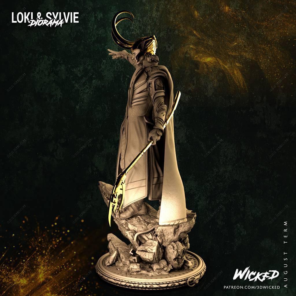 P站图纸印象馆 3DWicked 漫威 洛基 3DWicked 漫威 洛基