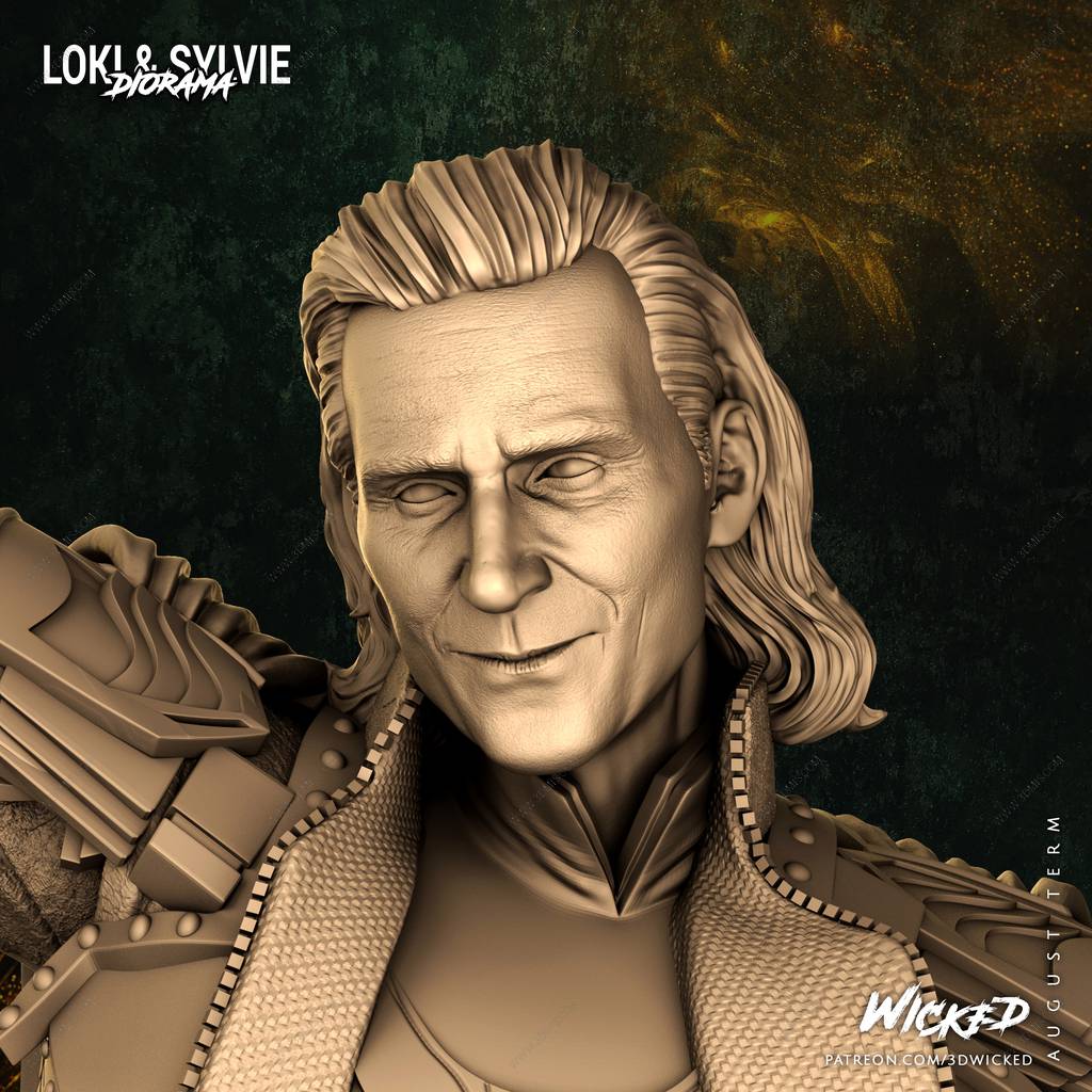 P站图纸印象馆 3DWicked 漫威 洛基 3DWicked 漫威 洛基