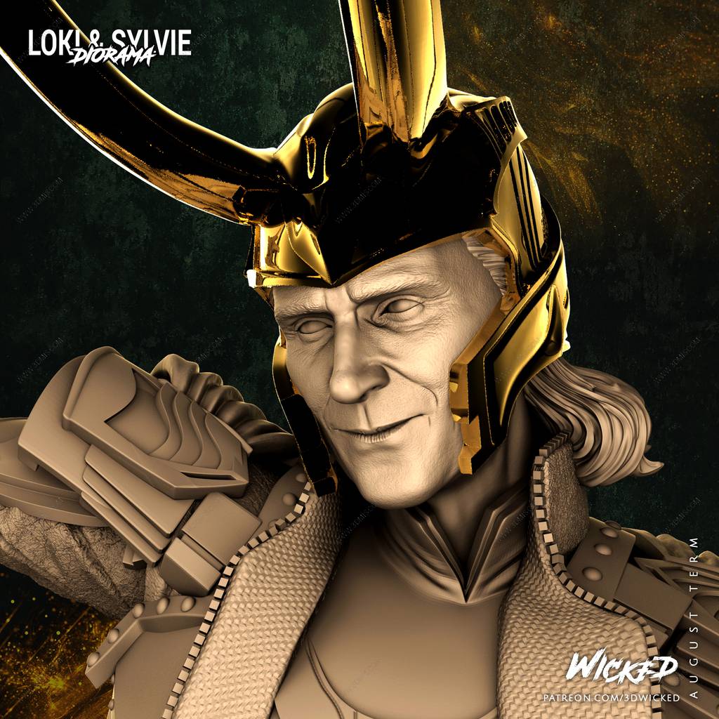 P站图纸印象馆 3DWicked 漫威 洛基 3DWicked 漫威 洛基