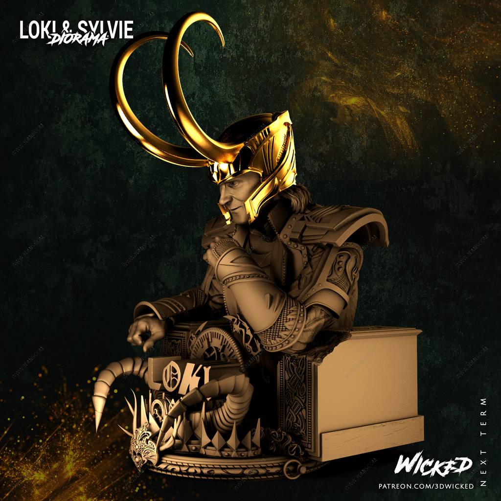 P站图纸印象馆 3DWicked 漫威 洛基 3DWicked 漫威 洛基