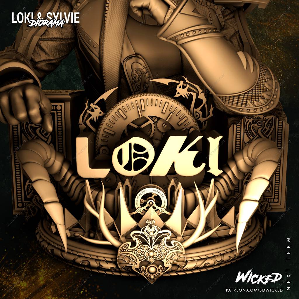 P站图纸印象馆 3DWicked 漫威 洛基 3DWicked 漫威 洛基