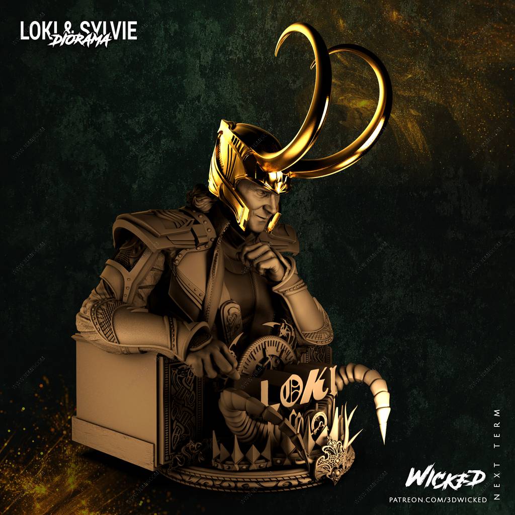 P站图纸印象馆 3DWicked 漫威 洛基 3DWicked 漫威 洛基