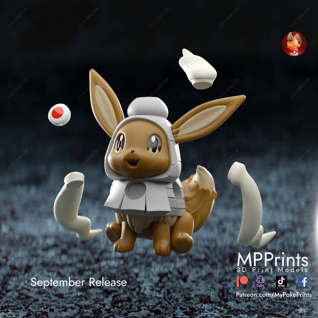 P站图纸印象馆 口袋妖怪 伊布 口袋妖怪 伊布