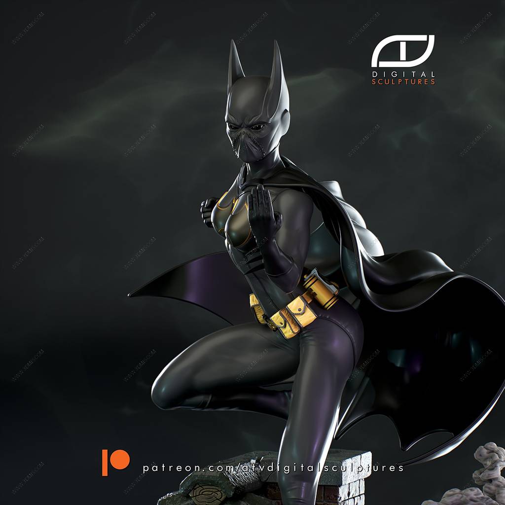 P站图纸印象馆 ATV DC漫画 蝙蝠少女 ATV DC漫画 蝙蝠少女