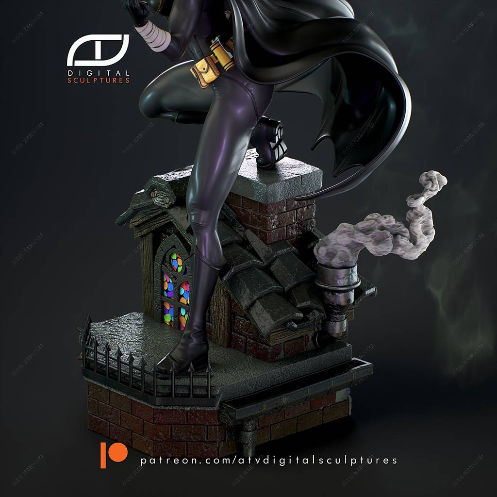 P站图纸印象馆 ATV DC漫画 蝙蝠少女 ATV DC漫画 蝙蝠少女