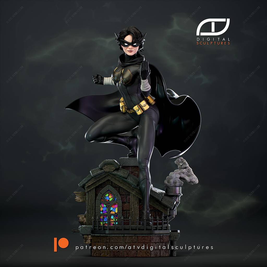 P站图纸印象馆 ATV DC漫画 蝙蝠少女 ATV DC漫画 蝙蝠少女