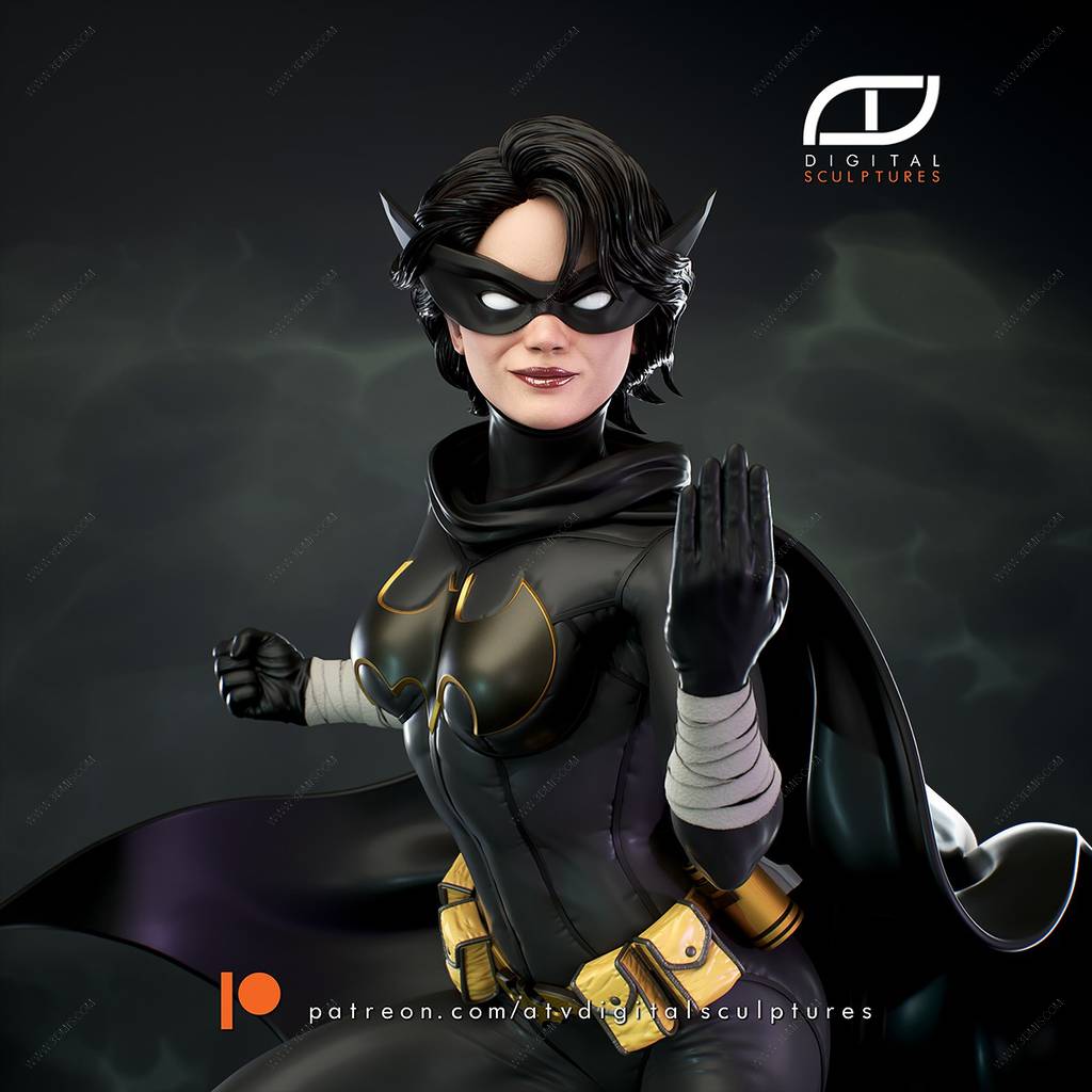 P站图纸印象馆 ATV DC漫画 蝙蝠少女 ATV DC漫画 蝙蝠少女