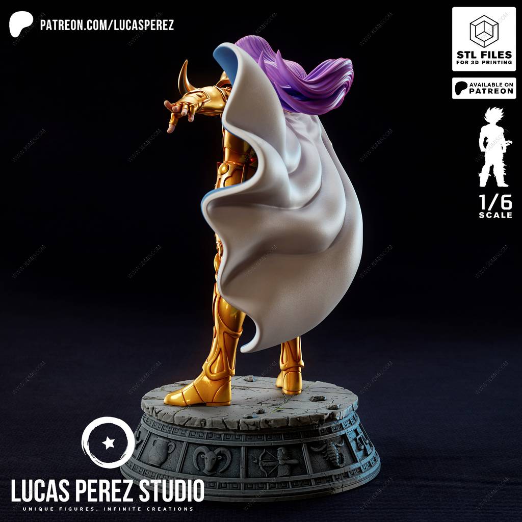 P站图纸印象馆 Lucas Perez 圣斗士星矢 白羊座穆先生 Lucas Perez 圣斗士星矢 白羊座穆先生