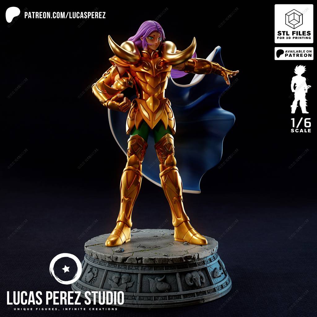 P站图纸印象馆 Lucas Perez 圣斗士星矢 白羊座穆先生 Lucas Perez 圣斗士星矢 白羊座穆先生