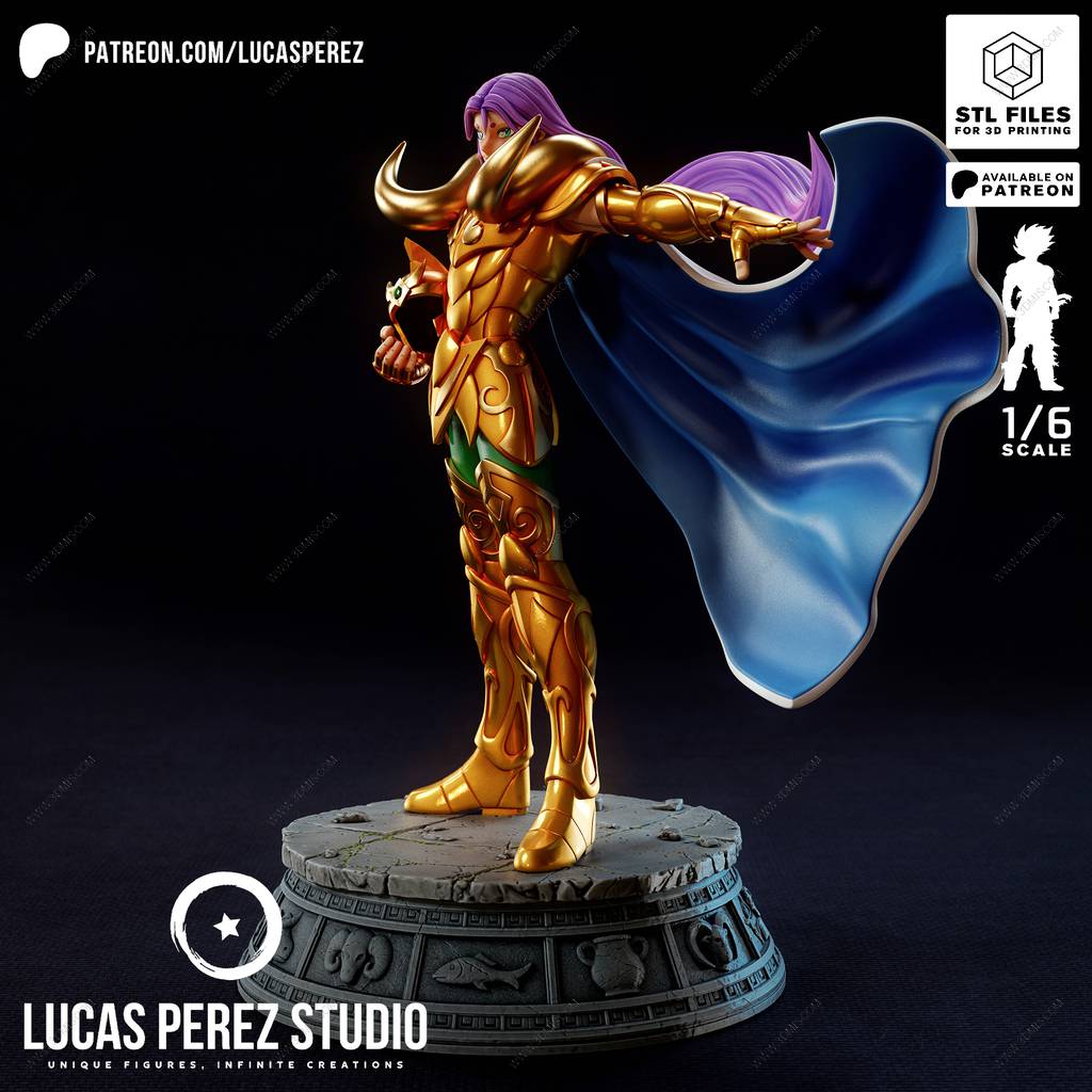 P站图纸印象馆 Lucas Perez 圣斗士星矢 白羊座穆先生 Lucas Perez 圣斗士星矢 白羊座穆先生