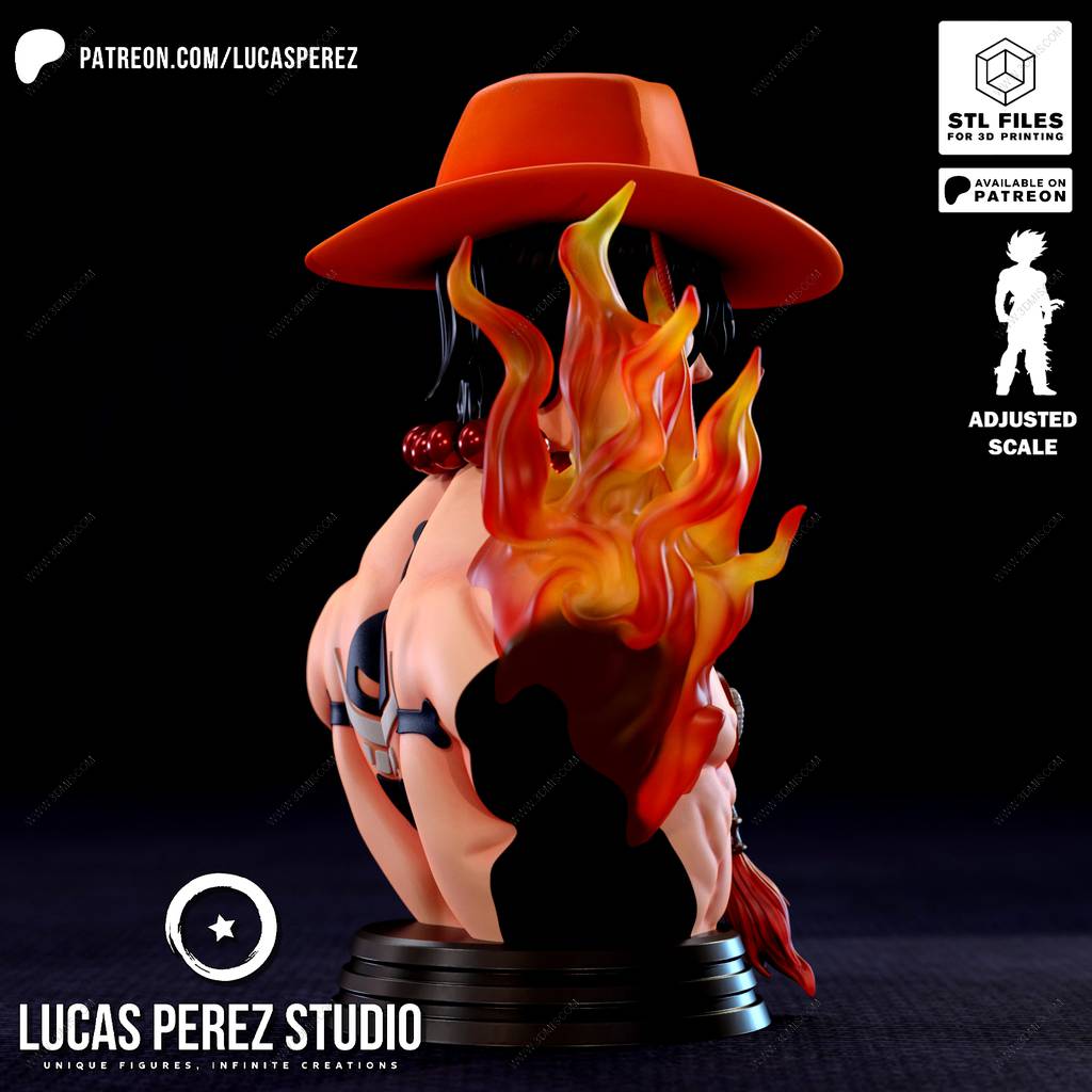 P站图纸印象馆 Lucas Perez 海贼王 艾斯 Lucas Perez 海贼王 艾斯