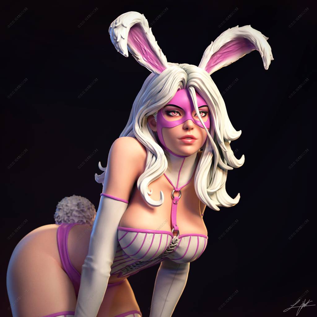 P站图纸印象馆 ABE3D DC漫画 白兔 ABE3D DC漫画 白兔