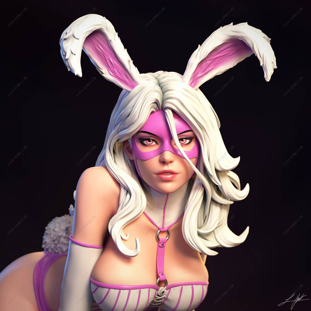 P站图纸印象馆 ABE3D DC漫画 白兔 ABE3D DC漫画 白兔