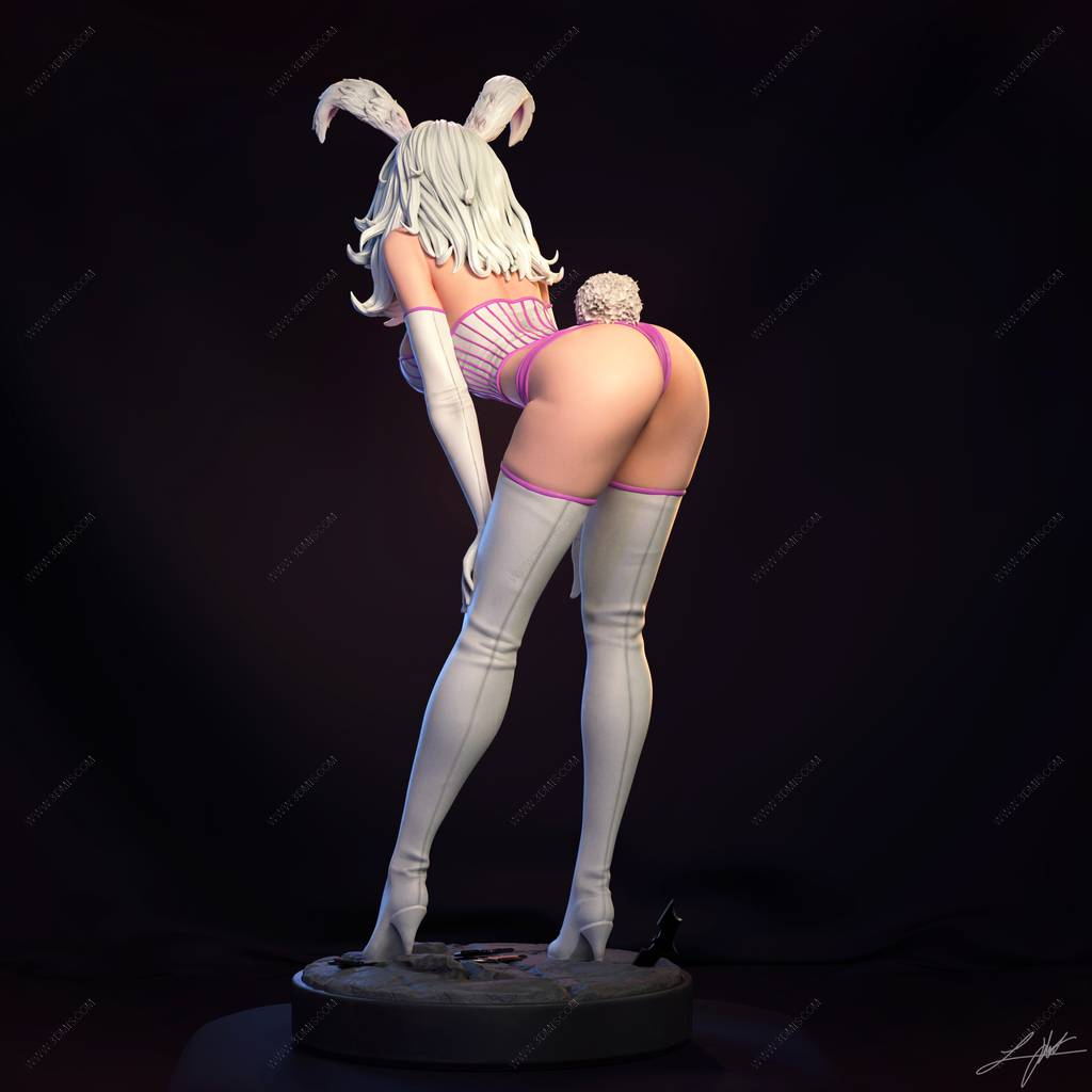 P站图纸印象馆 ABE3D DC漫画 白兔 ABE3D DC漫画 白兔