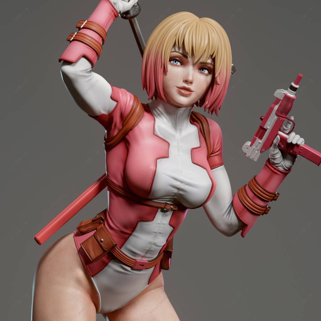 P站图纸印象馆 ABE3D 漫威 格温侍 ABE3D 漫威 格温侍