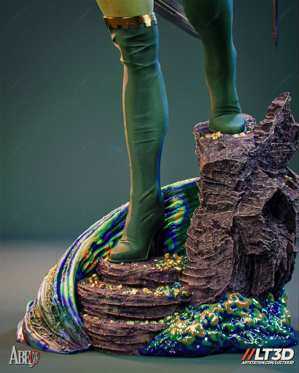 P站图纸印象馆 ABE3D 漫威 卡魔拉 ABE3D 漫威 卡魔拉