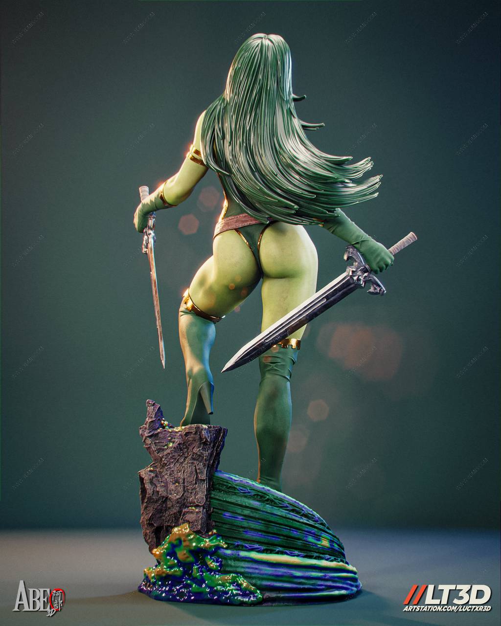 P站图纸印象馆 ABE3D 漫威 卡魔拉 ABE3D 漫威 卡魔拉