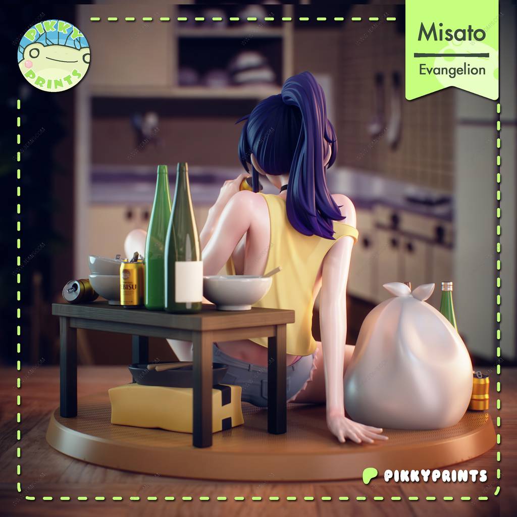 P站图纸印象馆 Pikitty 福音战士 葛城美里 Pikitty 福音战士 葛城美里