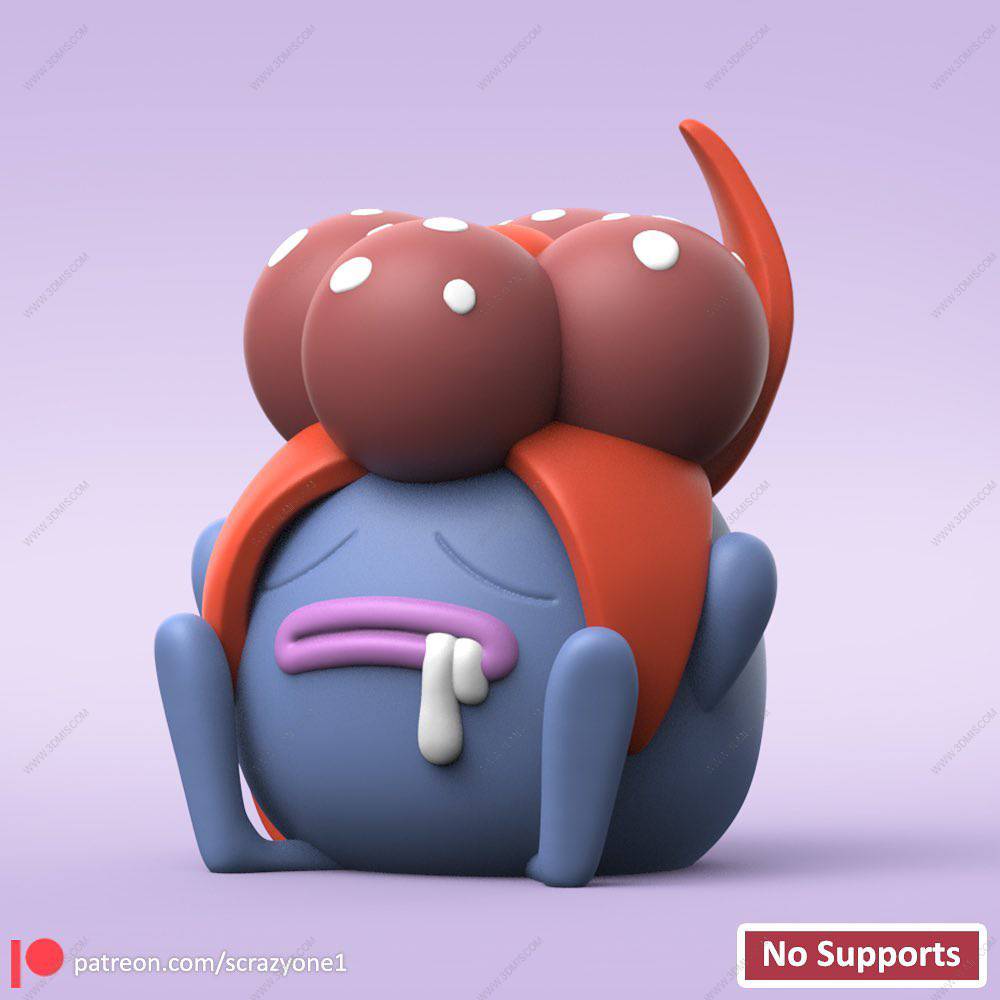 P站图纸印象馆 精灵宝可梦 臭臭花 精灵宝可梦 臭臭花