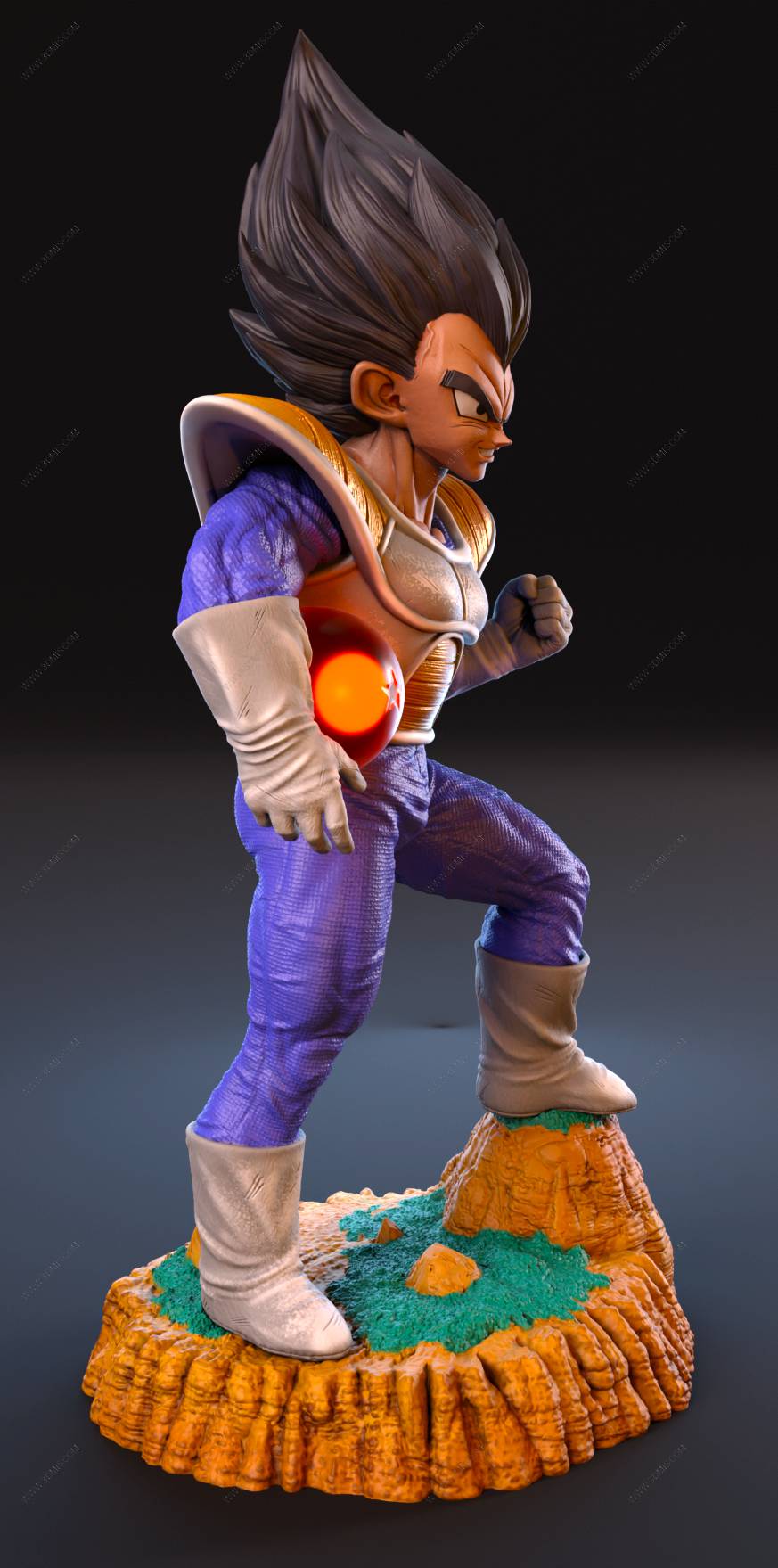 P站图纸印象馆 龙珠 贝吉塔 龙珠 贝吉塔