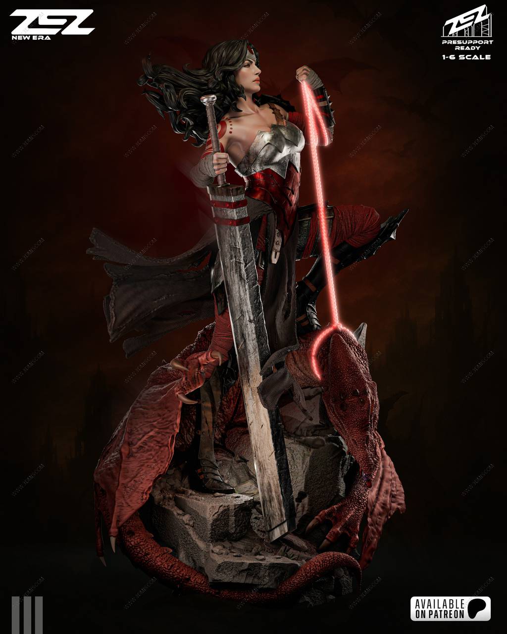 P站图纸印象馆 ZEZ STUDIOS DC漫画 神奇女侠 ZEZ STUDIOS DC漫画 神奇女侠