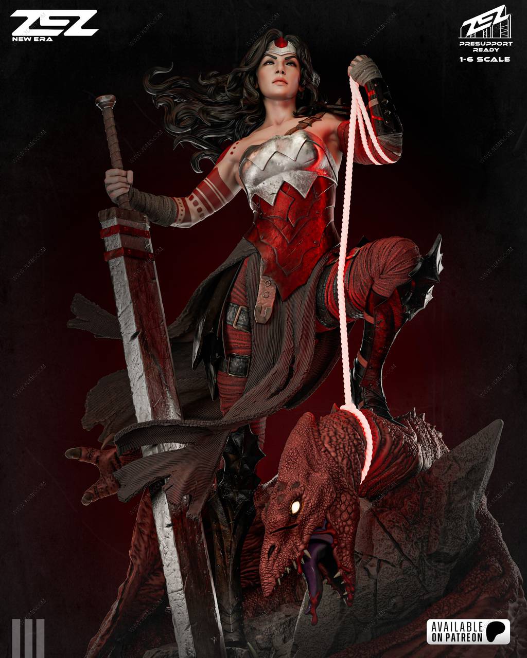 P站图纸印象馆 ZEZ STUDIOS DC漫画 神奇女侠 ZEZ STUDIOS DC漫画 神奇女侠