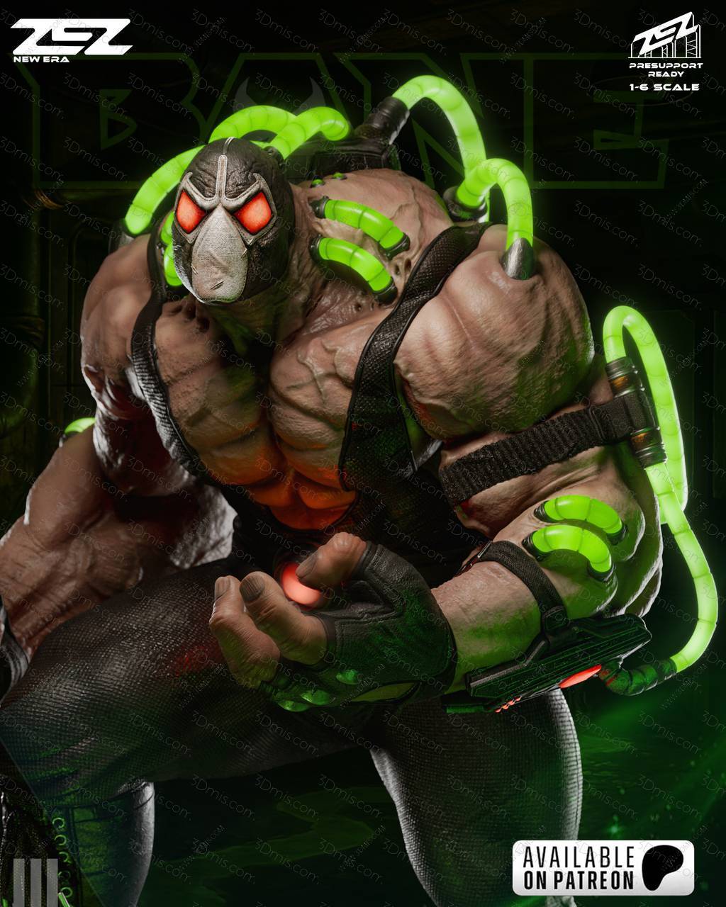 P站图纸印象馆 ZEZ STUDIOS DC漫画 贝恩 ZEZ STUDIOS DC漫画 贝恩