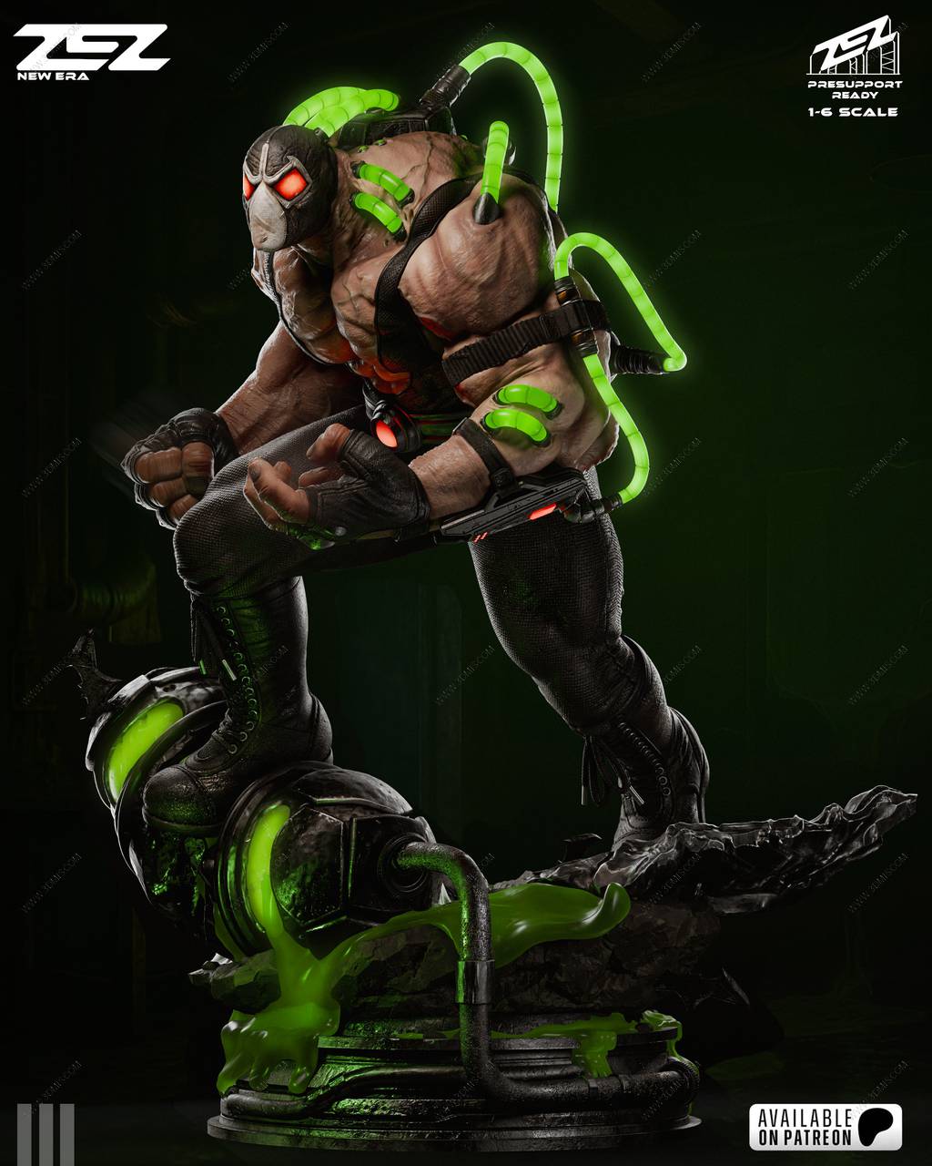 P站图纸印象馆 ZEZ STUDIOS DC漫画 贝恩 ZEZ STUDIOS DC漫画 贝恩