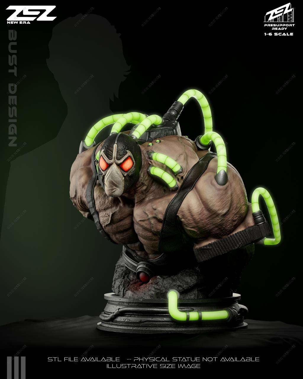 P站图纸印象馆 ZEZ STUDIOS DC漫画 贝恩 ZEZ STUDIOS DC漫画 贝恩