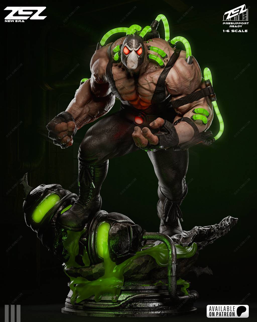 P站图纸印象馆 ZEZ STUDIOS DC漫画 贝恩 ZEZ STUDIOS DC漫画 贝恩